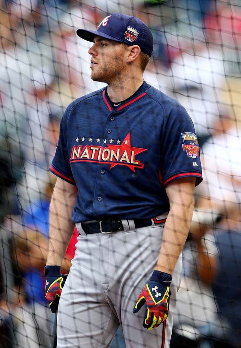 All-Star Freddie Freeman wasn't immune to the struggles that so many Braves endured in first half, yet they are tied for first place on July 19 despite injuries and disappointing performances from several key players.