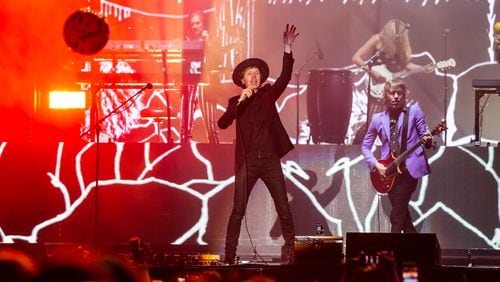 Beck performs at the Shaky Knees Music Festival on Friday, May 3, 2019, in Atlanta. (Photo: Ryan Fleisher/Special to the AJC)