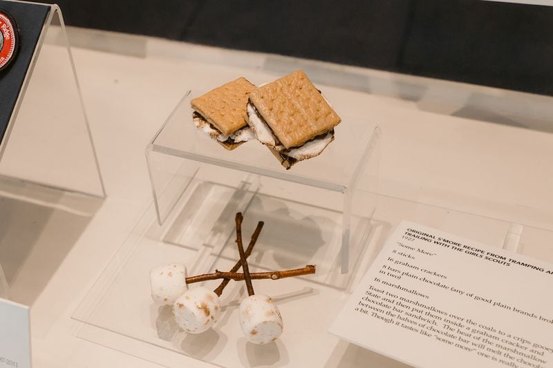 The original s'more's recipe from 1927 is one of the items on display in the Rountree Visual Vault through Spring 2024. (Courtesy of Atlanta History Center)