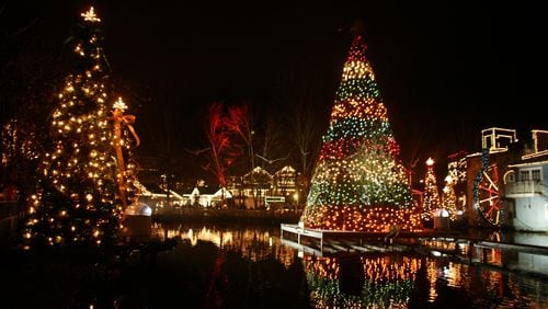 Over 5 million lights illuminate Dollywood during Smoky Mountain Christmas.
AJC File