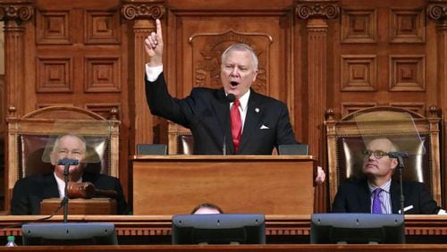 Gov. Nathan Deal delivers the 2016 State of the State address.