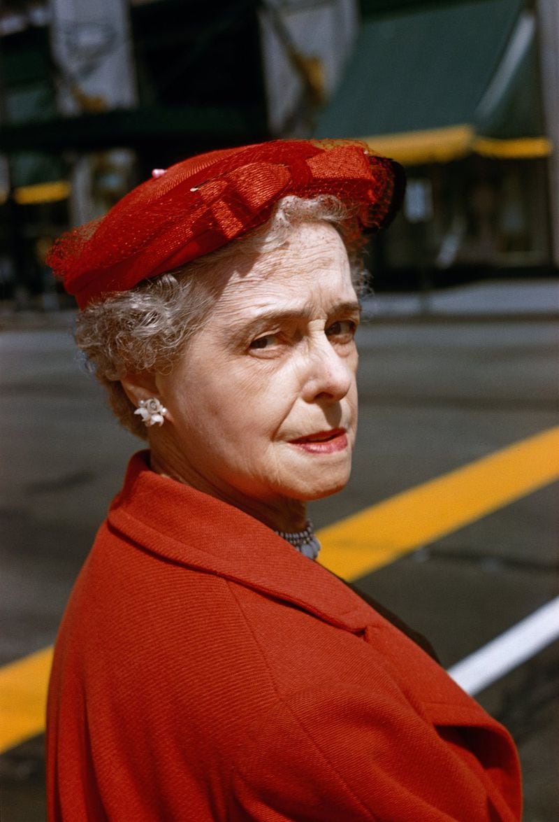 Vivian Maier’s “Chicago” (May 1958) is featured in “Vivian Maier: The Color Work” at Lumiere Gallery. Copyright © Estate of Vivian Maier. Contributed by Maloof Collection and Howard Greenberg Gallery, New York; Lumiere, Atlanta.