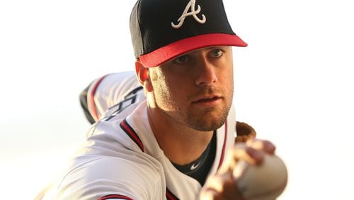 Braves pitching prospect John Gant has pitched himself into contention for an opening-day roster spot as a long reliever or starting-rotation option. (Curtis Compton / ccompton@ajc.com)