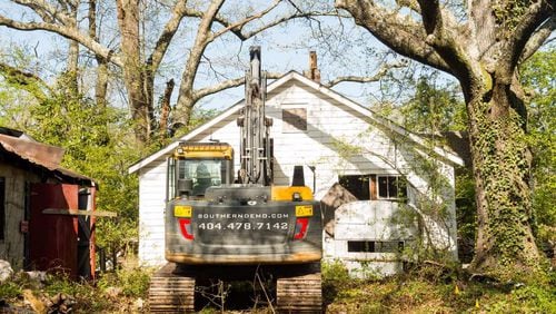 The city of Atlanta’s recently launched ‘Fight the Blight’ initiative resulted in six demolished properties. CONTRIBUTED