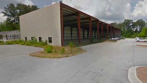 Snellville approves 72,000-square-foot self-storage facility to replace this vacant steel structure at 2387 Lenora Church Road. Courtesy Google Maps