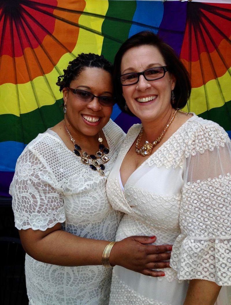 Davean Williams and Christina Repici  were wed in 2014 in Washington, D.C. The couple, who lived in Tucker at the time, wanted their nuptials to be legal in every sense of the word. They now live in Florida.