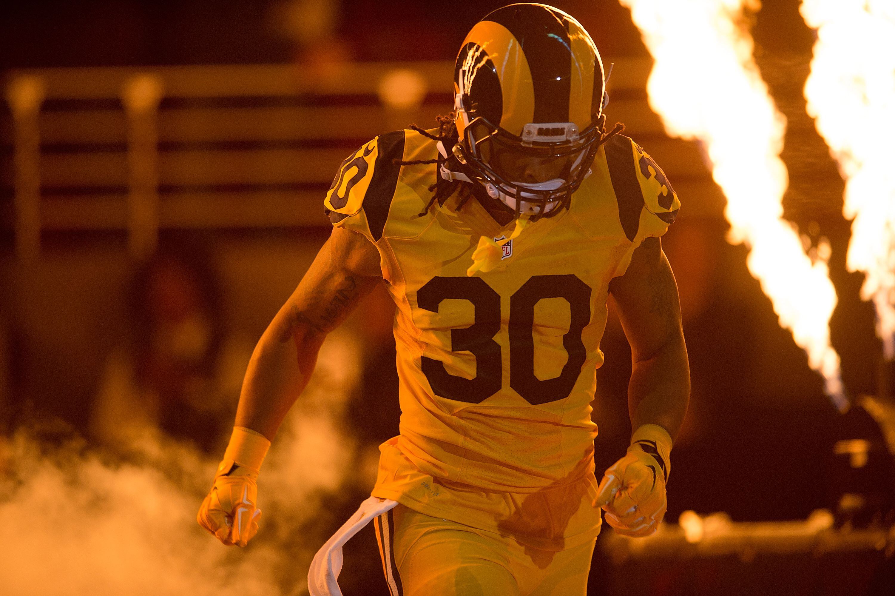 Todd gurley jersey color rush hotsell