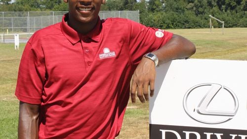 Sophomore Darius Davis of Lithonia was an intern at East Lake Golf Club. “Here, you get a lot of personalized attention and instruction," Davis said.