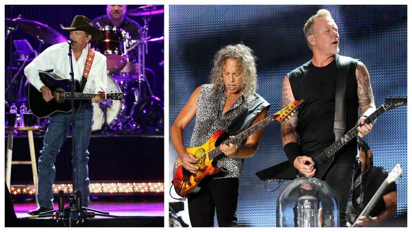 George Strait and Metallica will headline ATLive at Mercedes-Benz Stadium in November 2021. Photos by Robb Cohen.