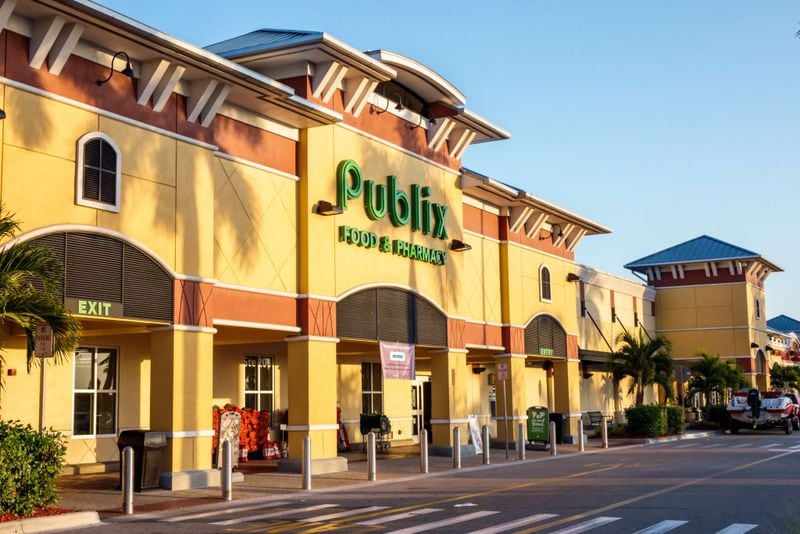 Most grocery stores, like Publix, will be open on July 4.  (Photo by: Jeffrey Greenberg/UIG via Getty Images)