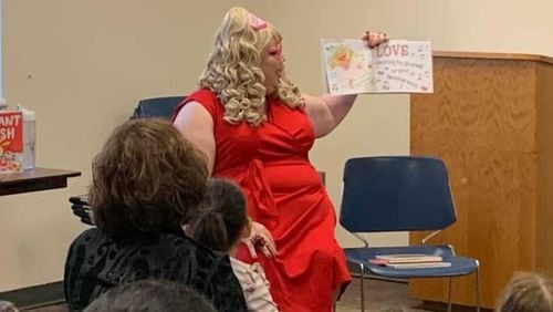 Steven Igarashi-Ball, who performs drag under the name Miss Terra Cotta Sugarbaker, said he is left feeling discriminated against after his drag queen story time event at the Alpharetta library was taken off the calendar by the Fulton County library system. He said he doesn’t know why.