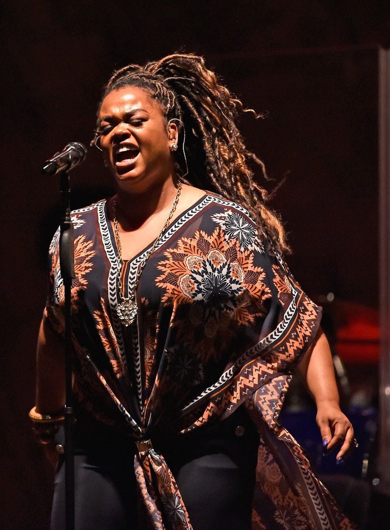 Singer/songwriter Jill Scott performs on One MusicFest. CONTRIBUTED BY DAVID BECKER/GETTY IMAGES FOR NU-OPP INC.