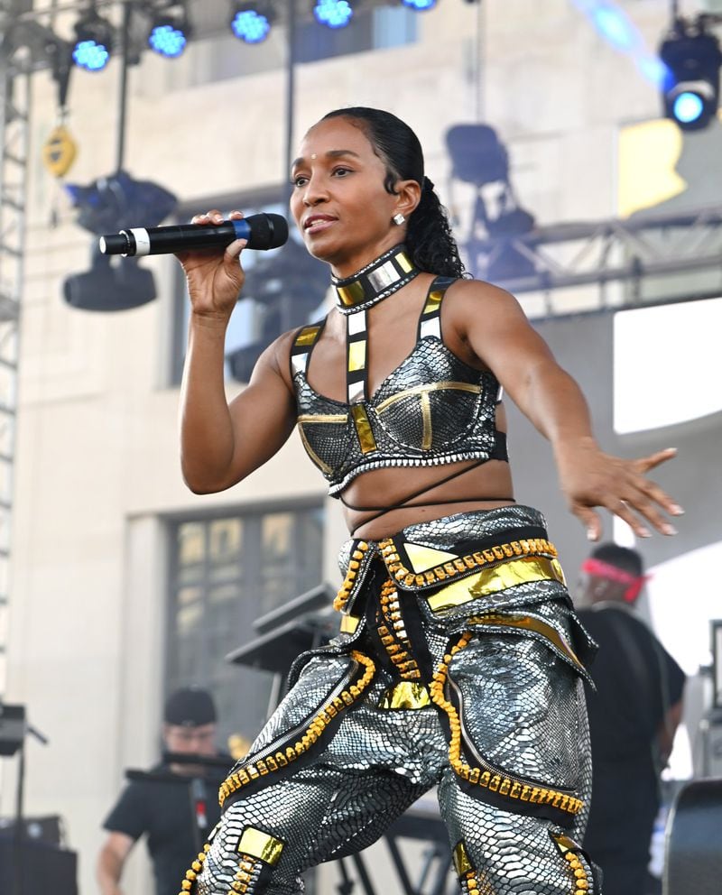 TLC's Chilli  performs on the Equality Stage during Nashville Pride 2019 presented by Nissan on June 23, 2019 in Nashville.(Photo by Jason Kempin/Getty Images)
