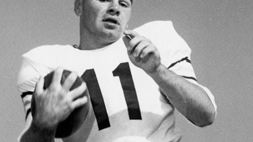 A 1952 photo of former Georgia Tech All-American Leon Hardeman, who died December 9, 2019, at the age of 87. (Georgia Tech Archives)
