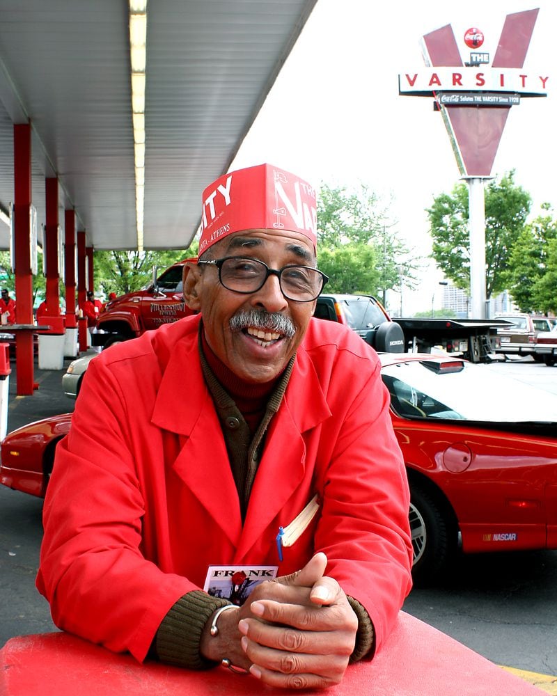 A 2005 photo of Louis Frank Jones at the Varsity drive-in. CONTRIBUTED BY THE VARSITY