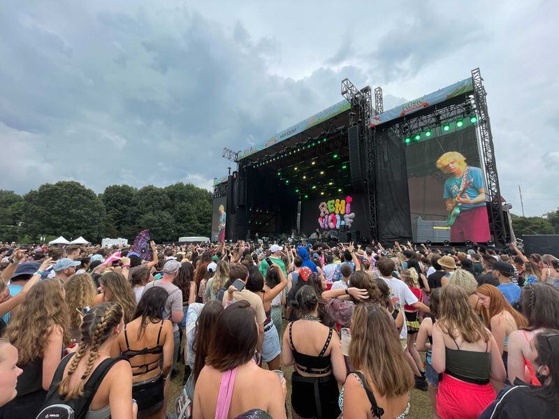 Fans gather for the second day of performances at Music Midtown at Piedmont Park on Sunday, September 19, 2021. (Photo: Anjali Huyn/AJC)
