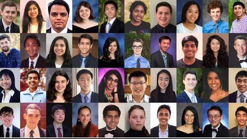 The 40 finalists for this year’s Regeneron Science Talent Search, the nation’s most prestigious pre-college science competition.