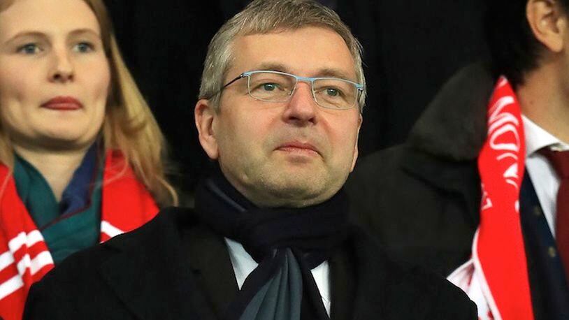 AS Monaco President and majority owner Dmitry Rybolovlev on Feb. 21, 2017 in Manchester, England. (Mike Egerton/EMPICS Sport/PA Photos/Abaca Press/TNS)