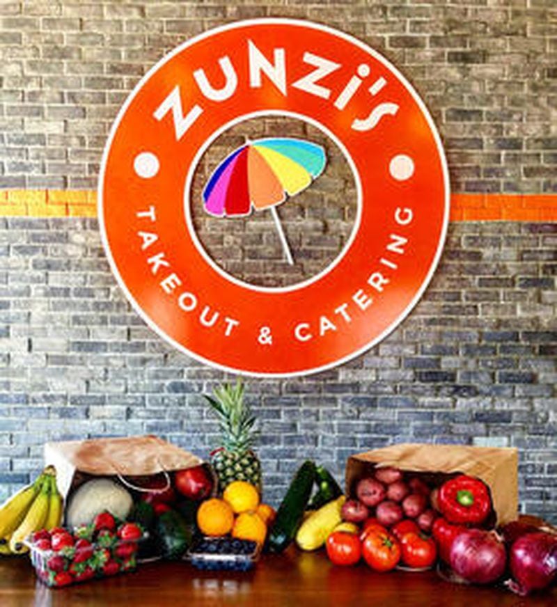 Farm fresh grocery bags from Zunzi's Atlanta location. COURTESY OF ZUNZI'S