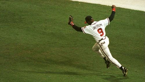 Atlanta native Marquis Grissom remembers catching the final out of the ‘95 World Series