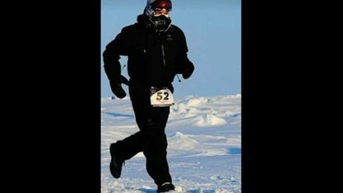 Doug Wright, a Milton resident, ran a half-marathon in the North Pole to raise money and awareness for Type 1 diabetes.