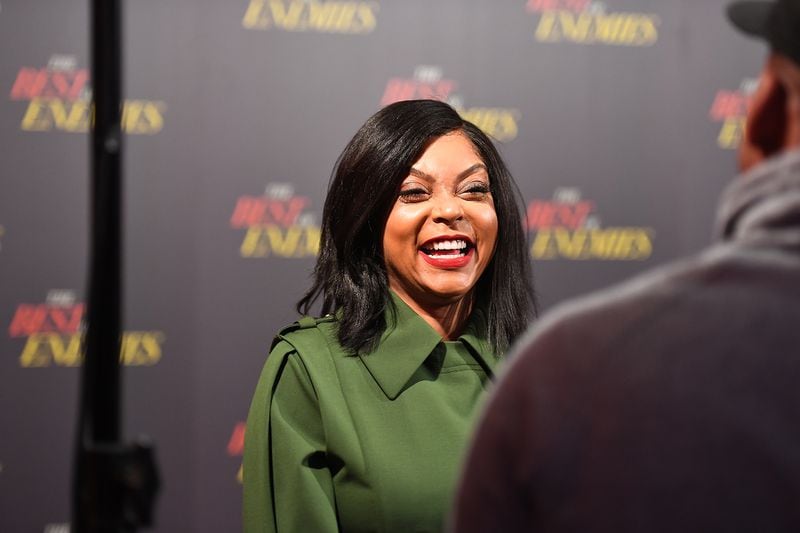 ATLANTA, GEORGIA - MARCH 20:  Actress Taraji P. Henson attends "The Best Of Enemies" Atlanta screening at Regal Atlantic Station on March 20, 2019 in Atlanta, Georgia. (Photo by Paras Griffin/Getty Images for STX Films)