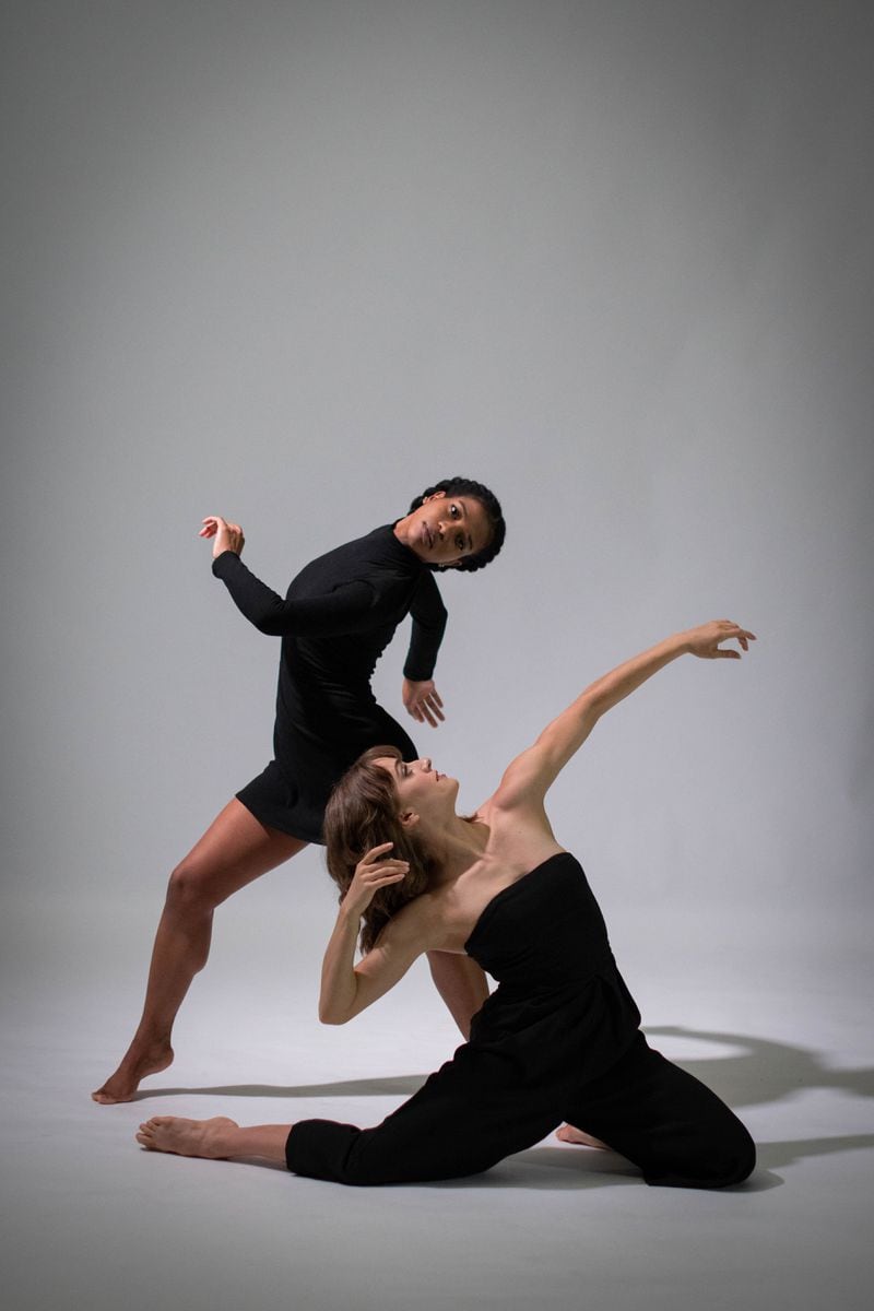 Dancers Ashley Eleby (from left) and Jackie Nash recently joined Terminus Modern Ballet Theatre and will perform in the upcoming production of "Roam."
Courtesy of Christina Massad