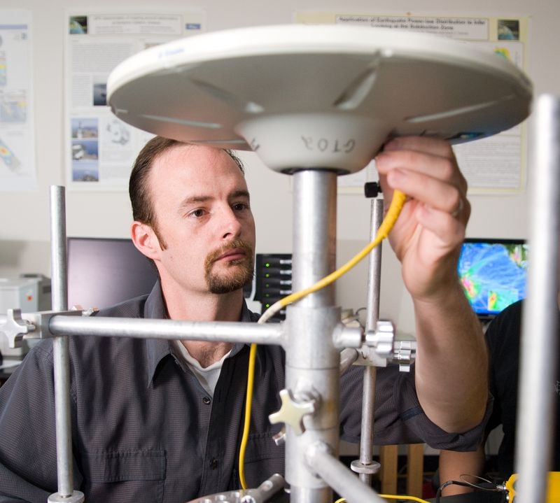 Andrew Newman is a professor in the school of Earth and Atmospheric Sciences and works in geophysics. Photo: Courtesy of Georgia Tech