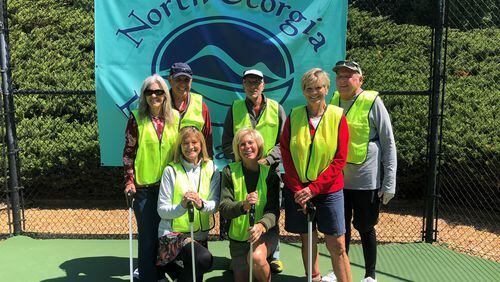 Keep Cherokee Beautiful recently launched its Adopt-A-Mile program.  The North Georgia Pickleball Club was the first organization to partner with the  initiative. Here's a photo from the April event. CONTRIBUTED