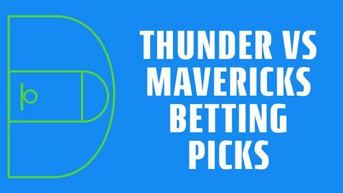 thunder mavericks betting props and picks