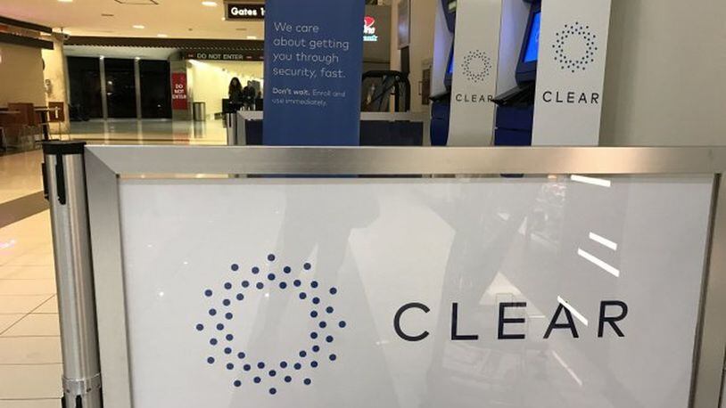 Clear kiosks at Reagan National Airport in Washington, D.C.