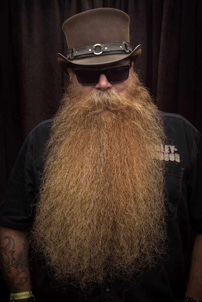 Shane Sheriff, who lives in Dawsonville, has won several beard competitions. CONTRIBUTED BY JOSEPH GLADSKI IV
