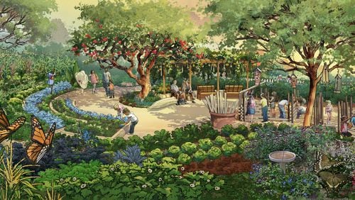 The Atlanta Botanical Garden's $50 million Nourish and Flourish Capital Campaign includes a renovation of the popular Children's Garden. CONTRIBUTED BY ATLANTA BOTANICAL GARDEN