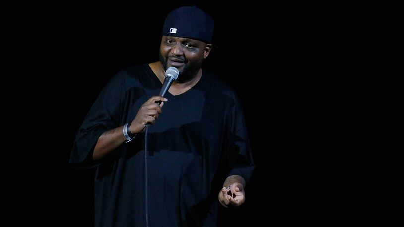 NEW YORK, NEW YORK - APRIL 01: Aries Spears performs during Hot 97 Presents April Fools Comedy Show at The Theater at Madison Square Garden on April 1, 2016 in New York City. (Photo by John Lamparski/Getty Images)