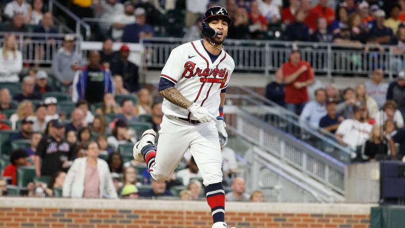 Eddie Rosario might be Atlanta's answer in left field, but that won't be known for a while. (Miguel Martinez file photo / miguel.martinezjimenez@ajc.com)