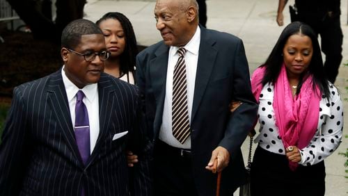 Keshia Knight Pulliam accompanied Bill Cosby to the Montgomery County Courthouse on June 5. AP Photo/Matt Slocum