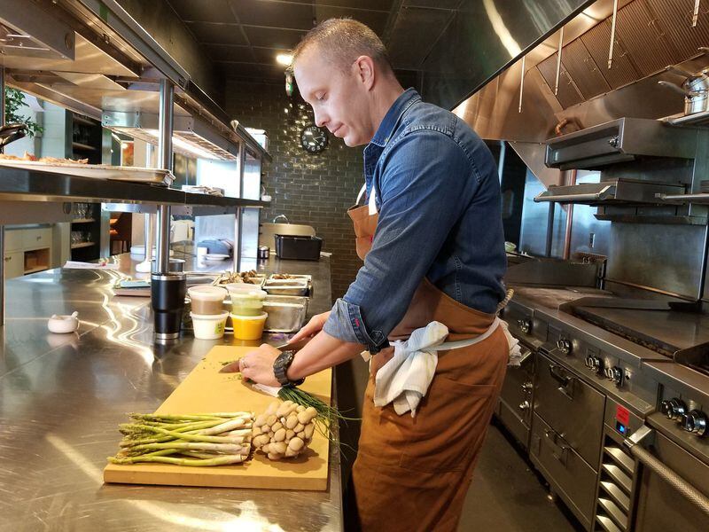 Formerly a chef at Blackberry Farm, Josh Feathers is now executive chef at Three Sisters restaurant at Blackberry Mountain. Contributed by Wesley K.H. Teo