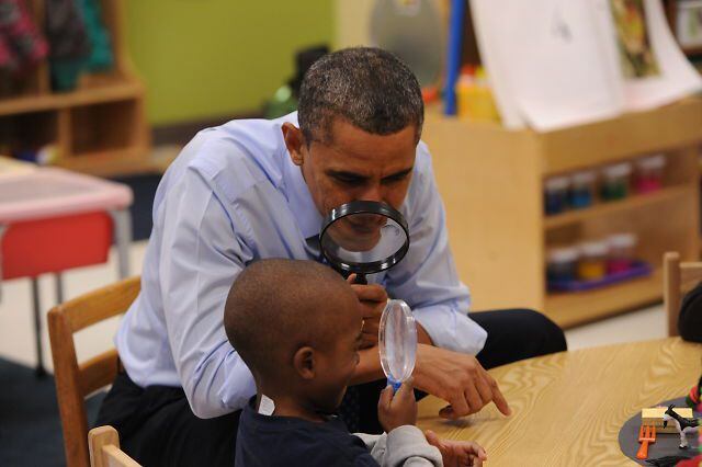 President visits Decatur preschool