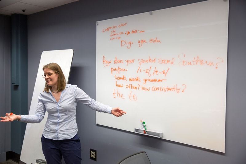 Margaret Renwick, a linguist at the University of Georgia, is the lead author on a collaborative study between UGA and Georgia Tech, analyzing the disappearance of the Southern accent. Photo: courtesy Margaret Renwick