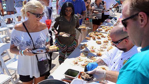Taste of Pensacola Beach, Sept. 14-15, starts with a special VIP dinner with five chefs and continues the next day with cook-offs, demonstrations, a chef challenge, samplings and a live concert. CONTRIBUTED BY TASTE OF PENSACOLA BEACH