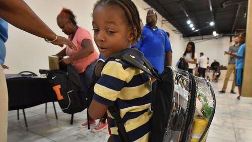 Students will have to use clear bags when returning to school in Clayton County this year.