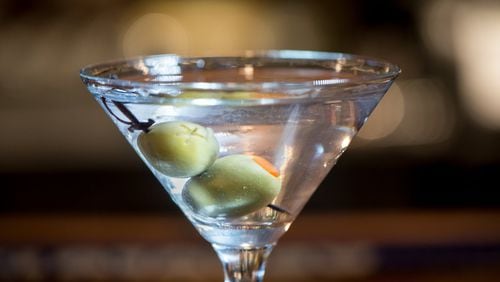 The Colonnade’s classic gin martini has its own style. CONTRIBUTED BY MIA YAKEL