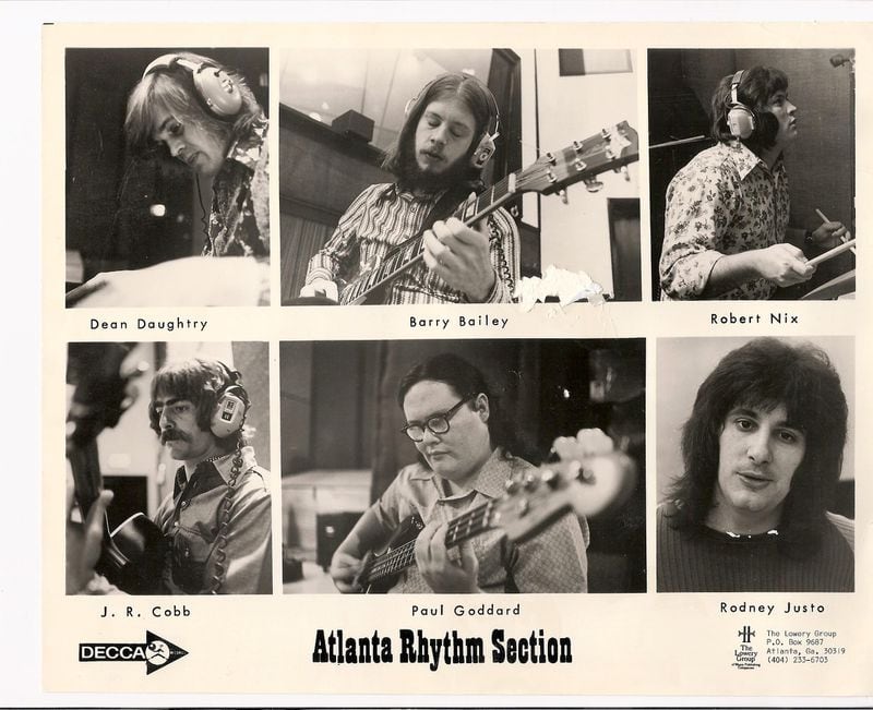The Atlanta Rhythm Section's original line-up. Photos: courtesy Atlanta Rhythm Section