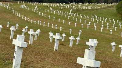 The Georgia State Prison Cemetery in Reidsville provides burials for prison inmates when private or family burials are not available. Between 2020 and 2022, at least 90 people were victims of homicide throughout all of Georgia’s prisons. (Lewis Levine)