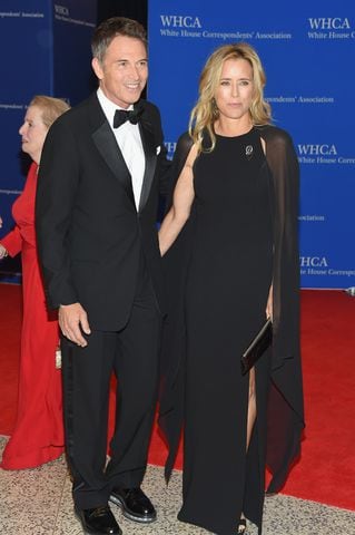 Tea Lioni and Tim Daly co-star on Madam Secretary and made their relationship public at the White House Correspondents Dinner.