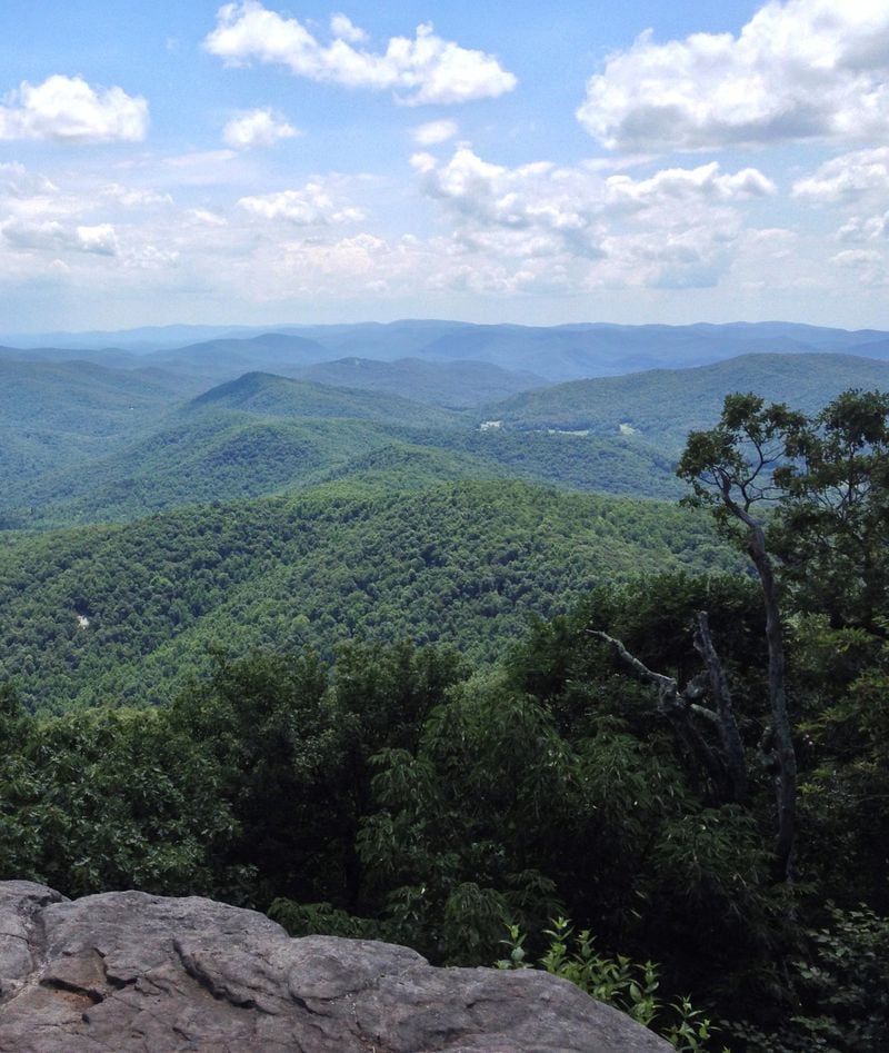 The view from the top of Blood Mountain. PHOTO CREDIT: Phil W. Hudson