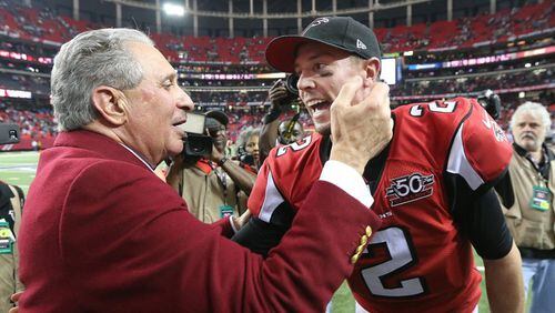 Falcons owner Arthur Blank said there is no timetable for a new deal to get done with quarterback Matt Ryan and he’s not concerned about negotiations.
