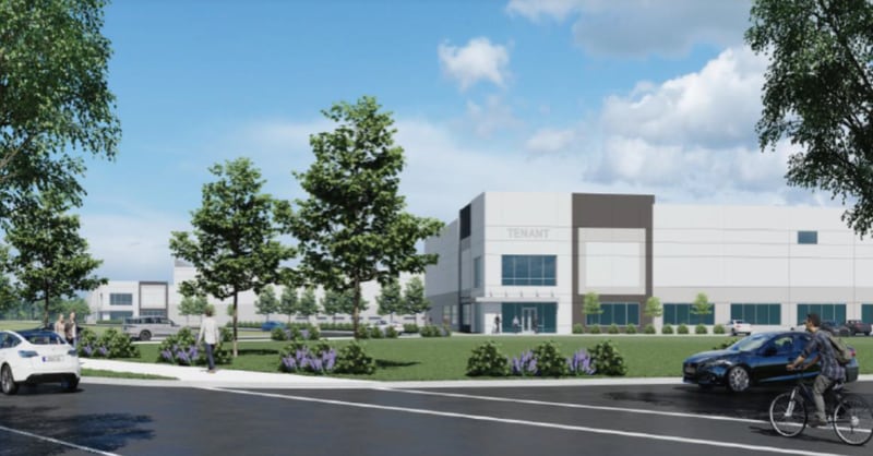 This is a rendering of Chamblee International Logistics Park.
