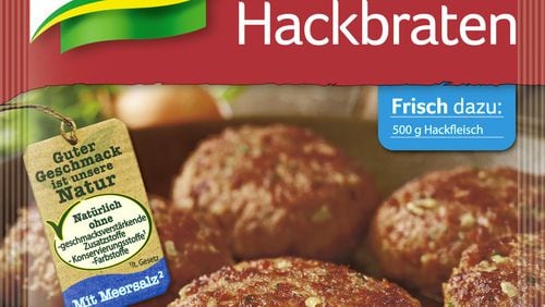 Knorr Fix Hackbraten easily seasons ground meat for a variety of dishes.