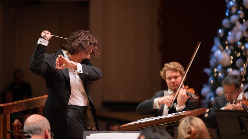 ASO Music Director Nathalie Stutzmann leads the orchestra Thursday evening. Dec. 9, at Symphony Hall.